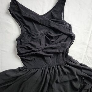 IEFIEL black sheer dress | Small | Black Short Sleeveless  Woman